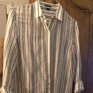 Theory sheer blouse